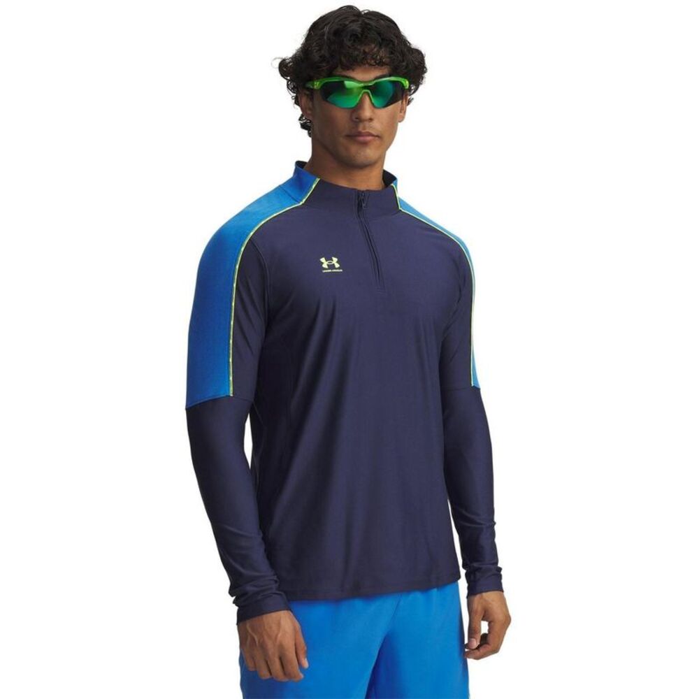 Under Armour Mens Challenger Pro Quarter Zip Midlayer / Blue